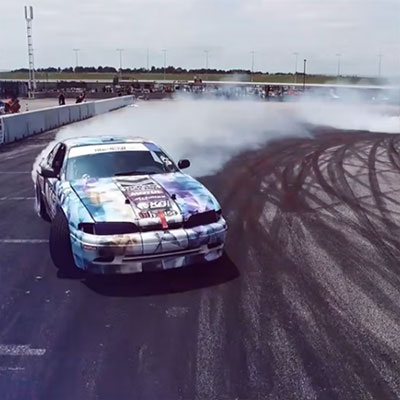 Image of a car drifiting