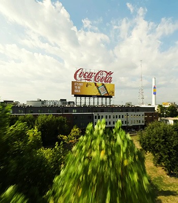 Image of a Coca-Cola billboard