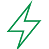 Icon of a lightning bolt